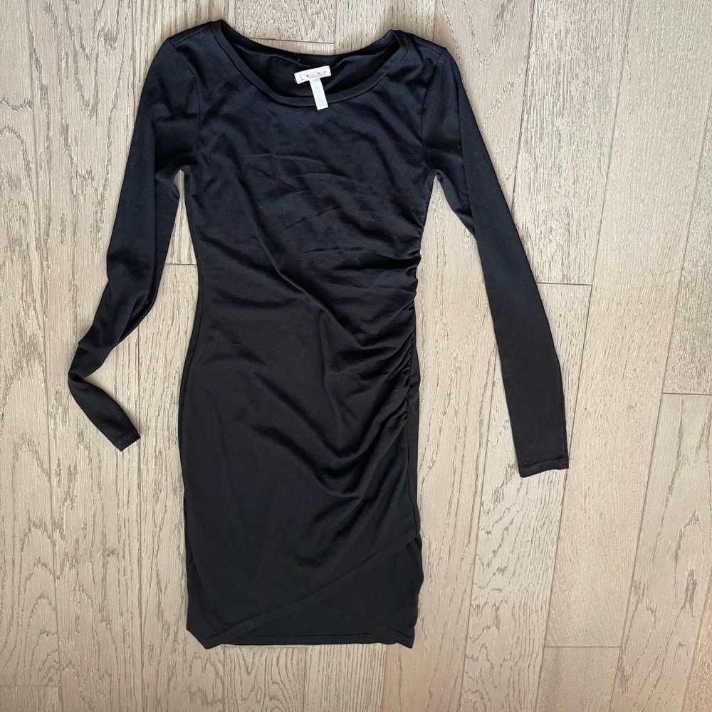 new Leith Rushed Body con Dress cotton
